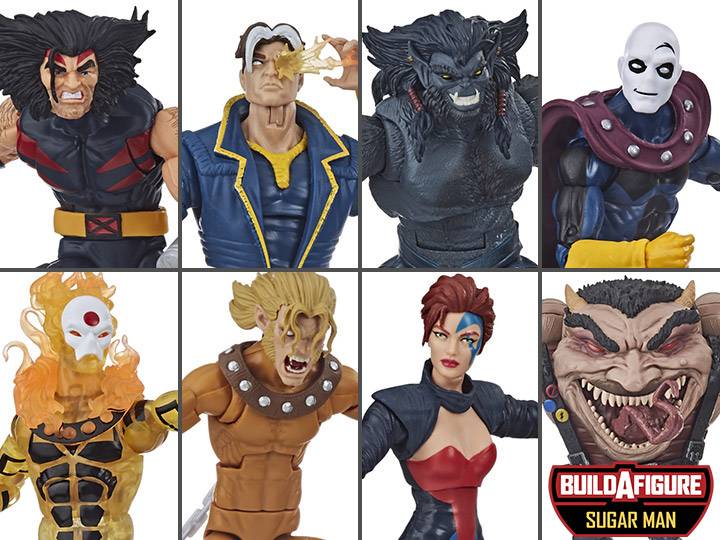 90年代　アメコミ　SUGAR MAN ミュータントモンスター フィギュアセット Amazon.com: X-Men Marvel Legends Wave 5 - Sugar Man BAF Series